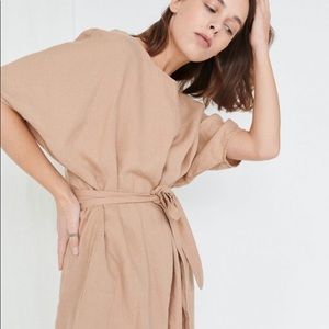 (SOLD) Linenfox Olivia Jumpsuit - Dusty Peach